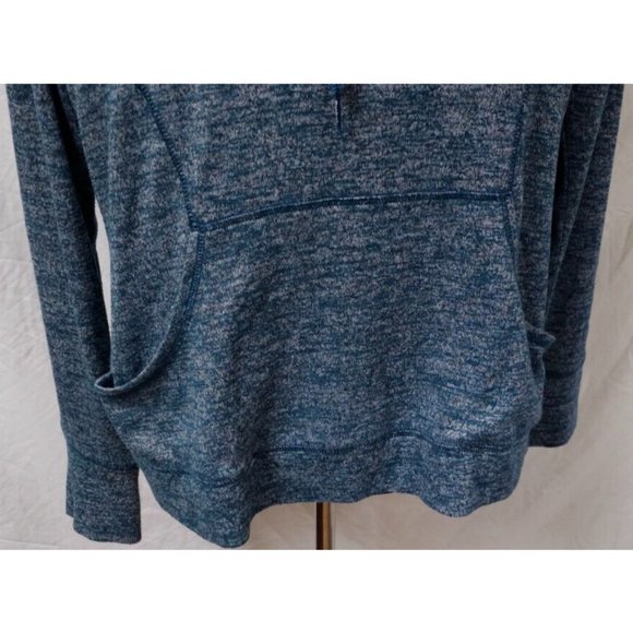 Reebok Large Green Cowl Neck Long Sleeve Roo Pocket Stretch Hoodie Sweatshirt - Picture 3 of 11